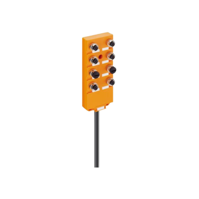 8-poorts M12 actuator/sensor-verdeelbox met kabel
